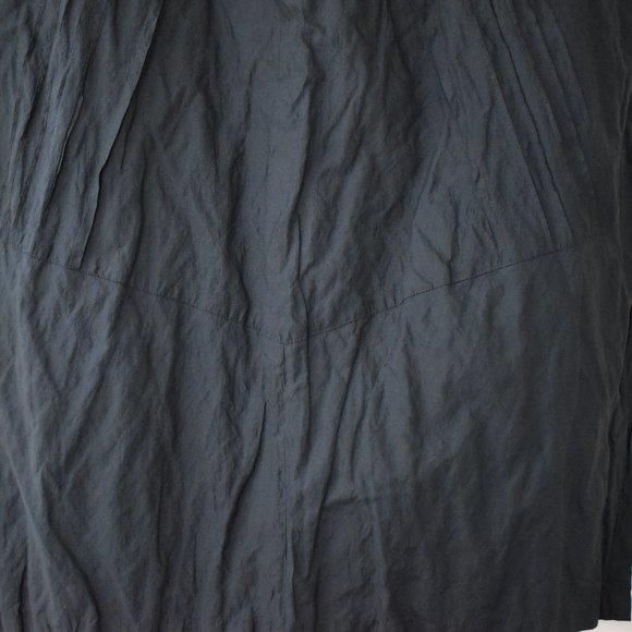 Roni Rabl charcoal gray midi skirt with scrunchy look size medium - Picture 3 of 5